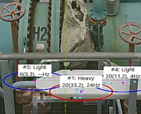 Vibro measuring pipelines