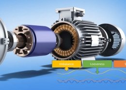 Induction Motor vibration industrial motors condition monitoring energy diagnostics for preventive maintenance and predictive maintenance