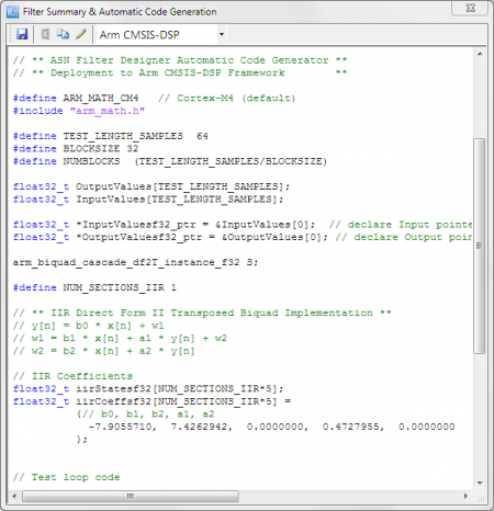 Deploying legacy analog filters to Arm Cortex-M processor cores - ASN Home