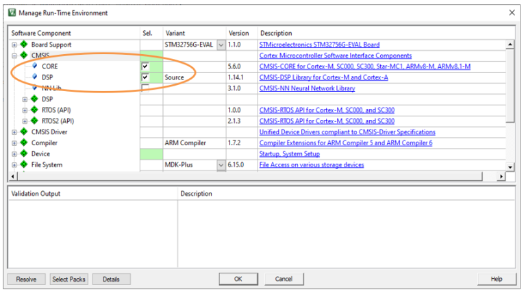 Getting started with STM32Cube IDE and Arm MDK for the Arm CMSIS-DSP ...